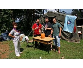 Tabor - prostor Laze  Lager – Gebiet Laze  Camping Laze